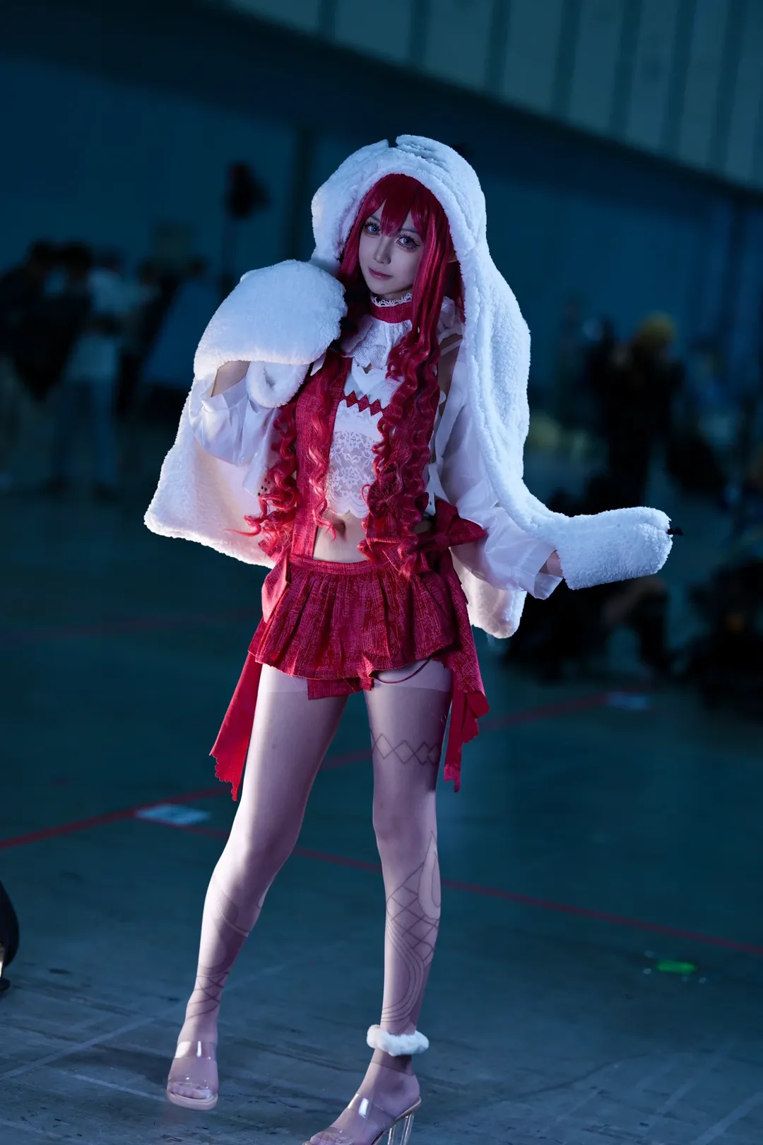 fgo, 毛绒穿搭, 芭万希cos, 水妖崔cos, 菱格丝袜
