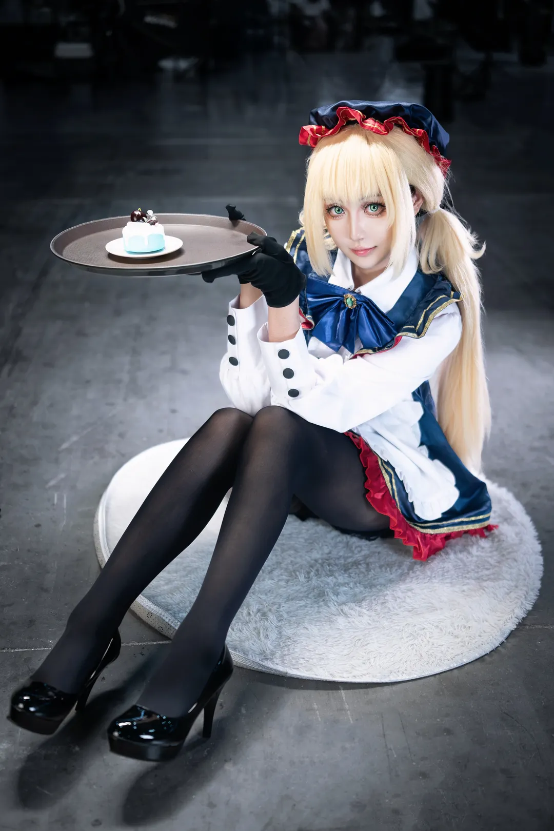 Fate/Grand Order, 女僕裝, 阿爾託莉雅卡斯特cos, 黑絲cosplay, c呆
