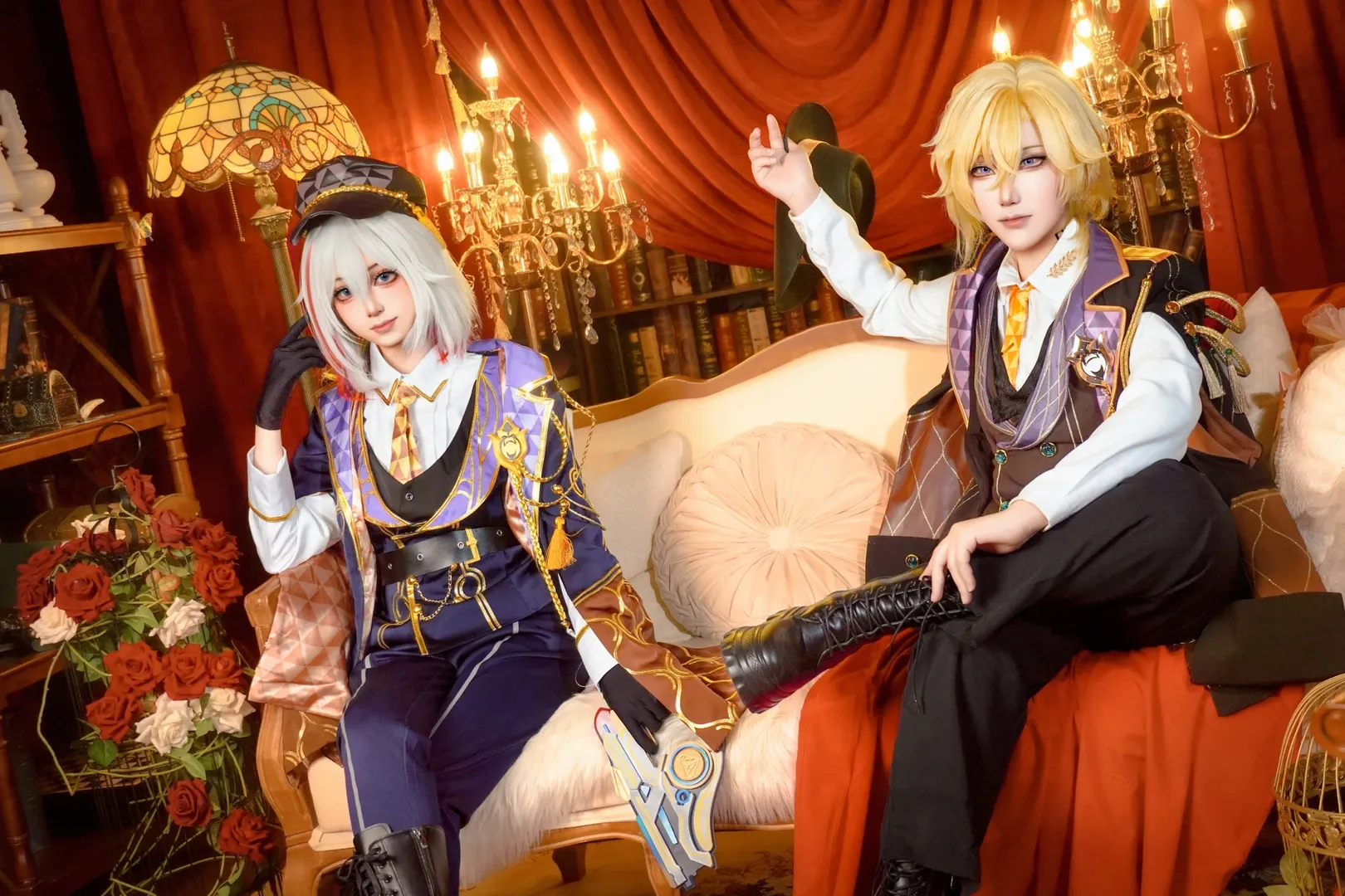 崩坏星穹铁道, 制服cosplay, 托帕cos, 丝袜穿搭, 砂金cos