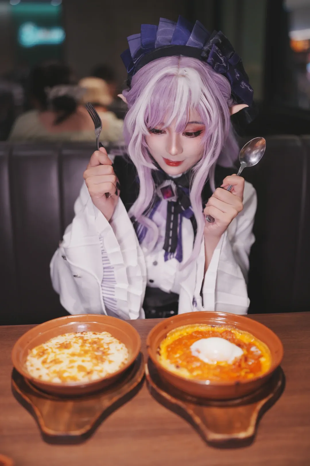 ゼンレスゾーンゼロ, ビビアン コスプレ, エルフ耳, コスプレ日常, グルメ探訪 - 3枚目