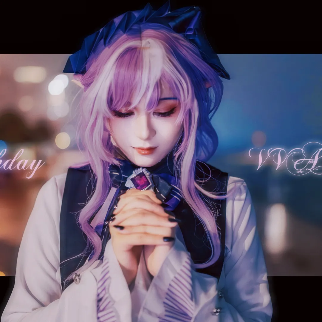 角色扮演, 绝区零, cos正片, 薇薇安cos, 夜景cosplay