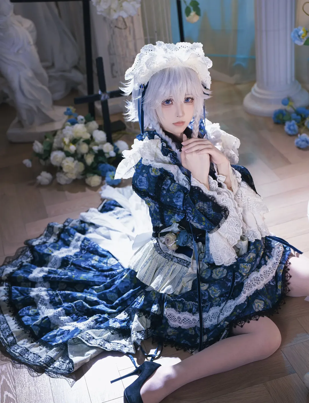 東方Project, 十六夜咲夜 コスプレ, メイド服コスプレ, 白タイツコスプレ, 完璧メイドコスプレ