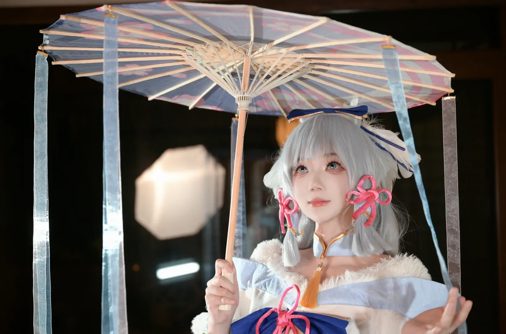 原神, cos正片, 二次元cosplay, 神里绫华cos, 白鹭公主 - 第2张