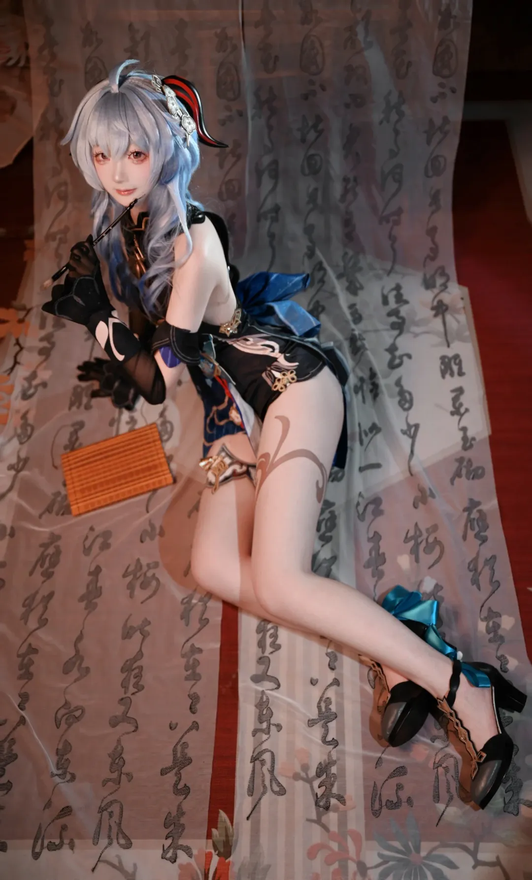 原神, 甘雨cos, cos正片, 国风cosplay, 白丝cos - 第2张