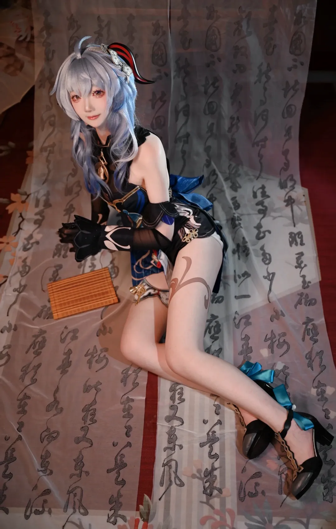 原神, 甘雨cos, cos正片, 国风cosplay, 白丝cos - 第3张