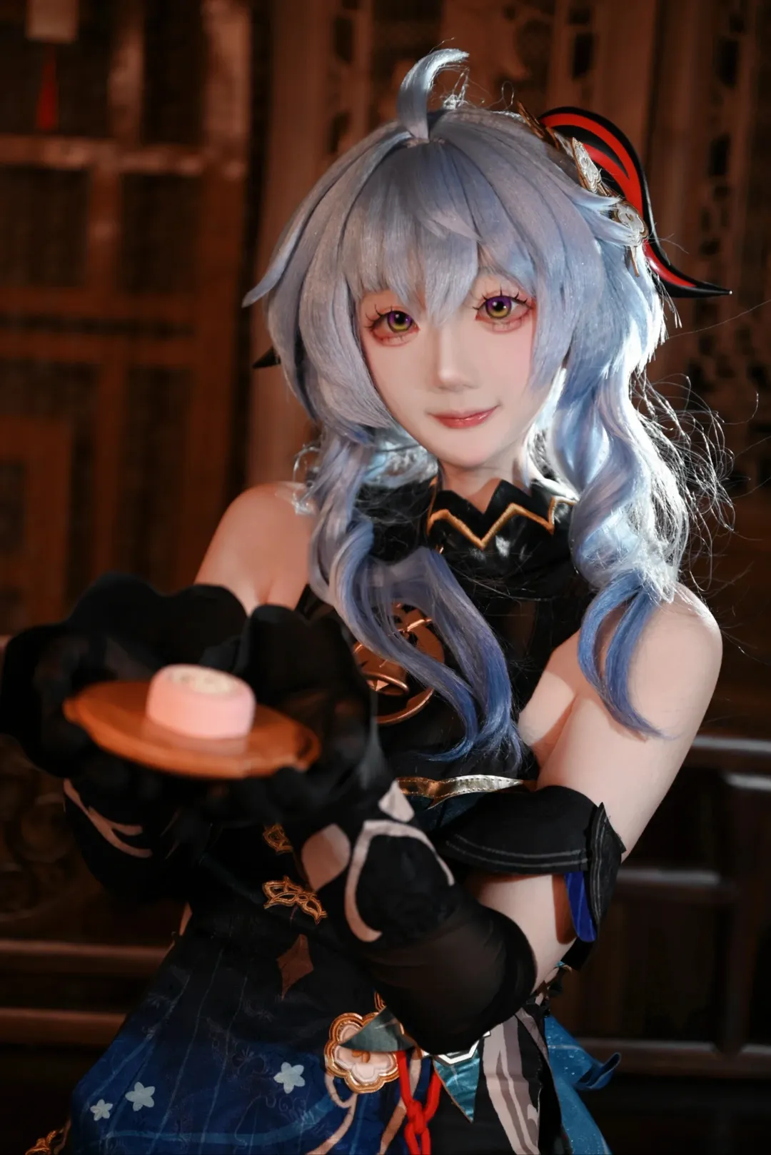 原神, 甘雨cos, cos正片, 国风cosplay, 白丝cos - 第4张