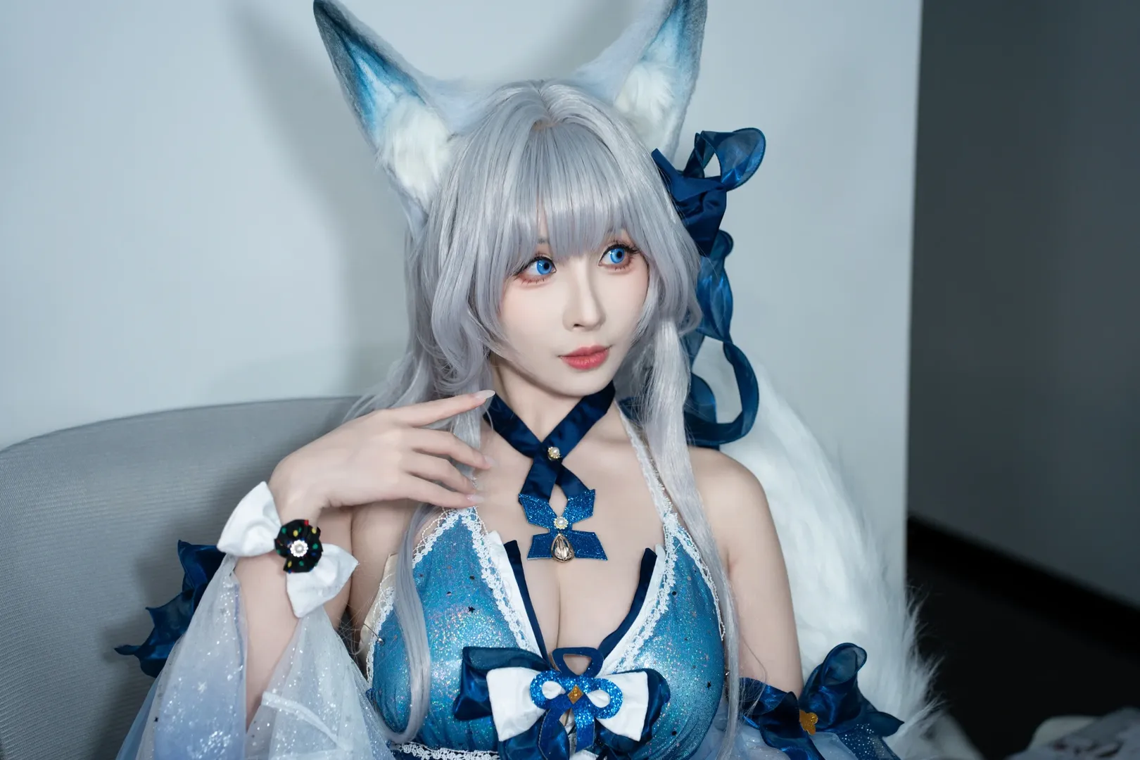 碧蓝航线, 樫野cos, 信浓cos, 圣路易斯cos, 黑色丝袜cosplay - 第3张