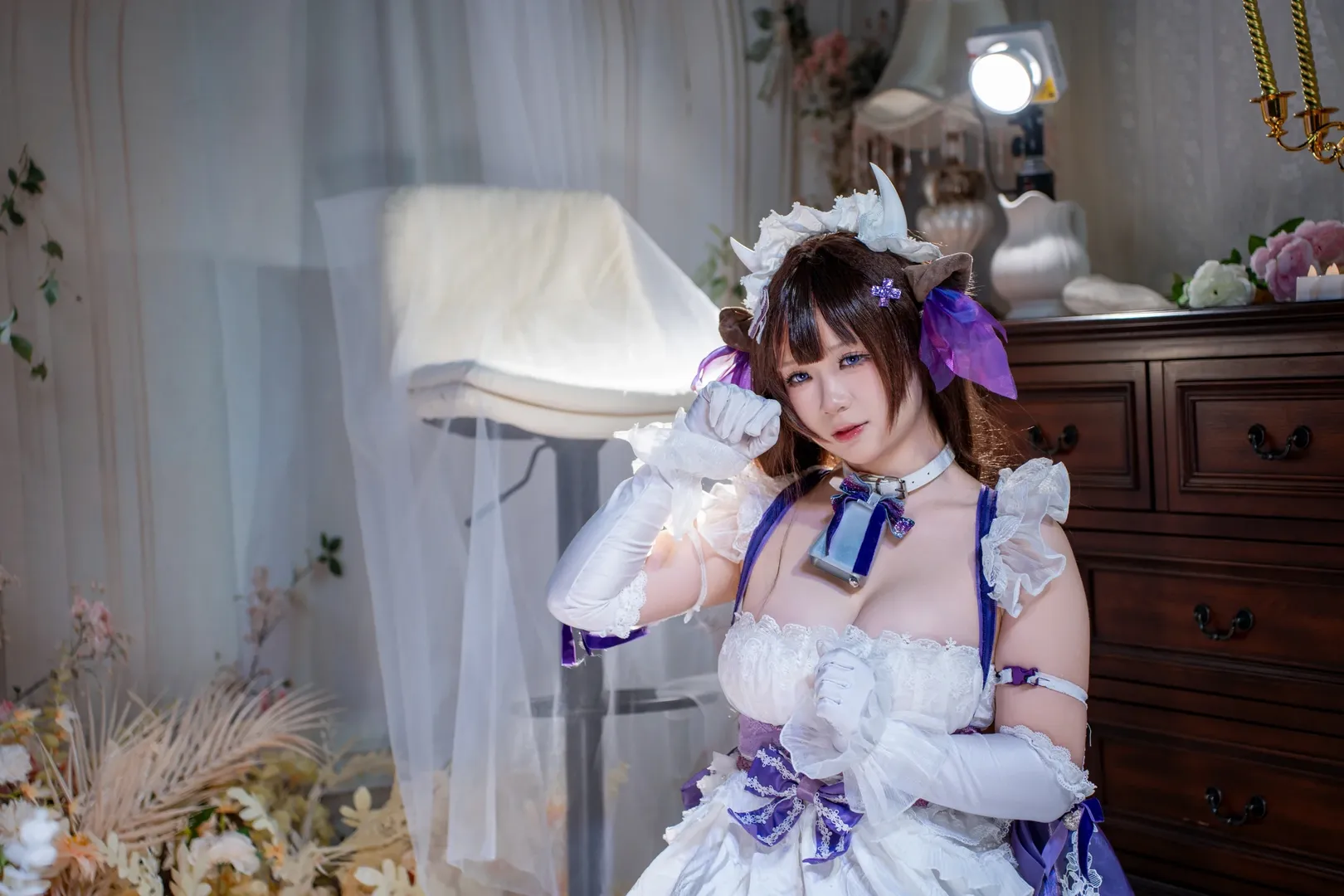 碧蓝航线, 樫野cos, 信浓cos, 圣路易斯cos, 黑色丝袜cosplay - 第6张