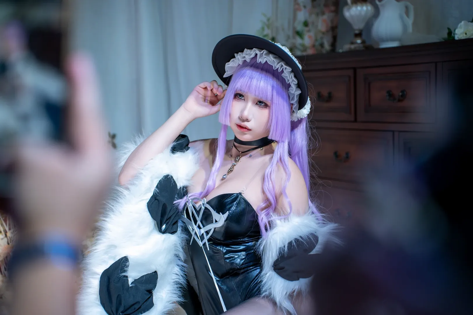 碧蓝航线, 樫野cos, 信浓cos, 圣路易斯cos, 黑色丝袜cosplay - 第9张