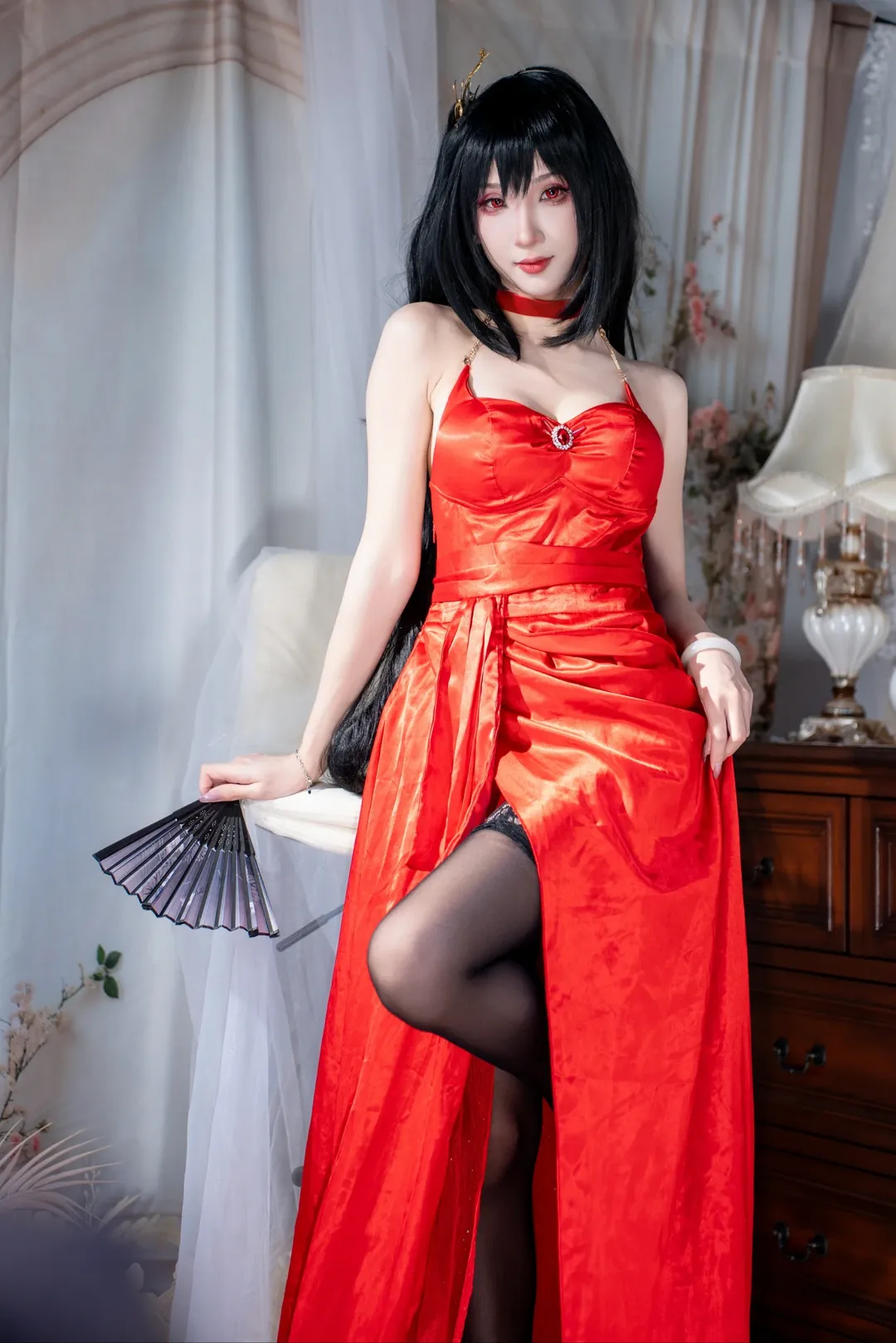 碧蓝航线, 二次元cosplay, cosplay穿搭, 大凤cos, 黑丝cos - 第5张