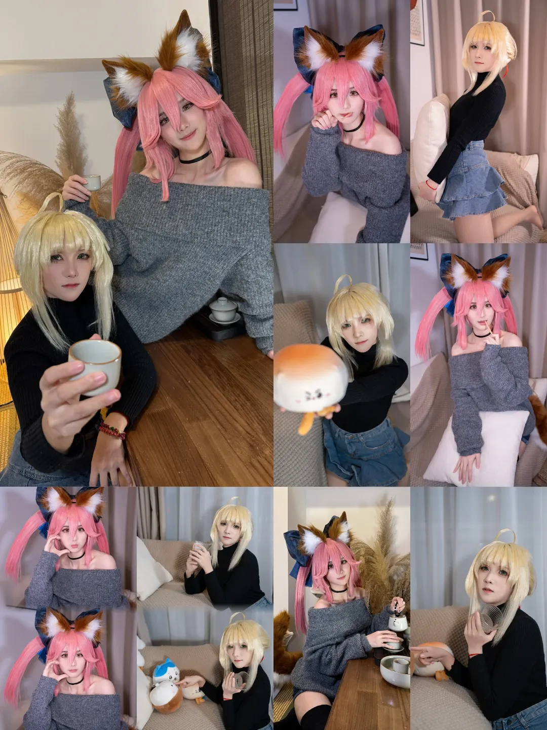 Fate/Grand Order, 玉藻前cos, sabercos, 丝袜, 生日作摄影 - 第1张