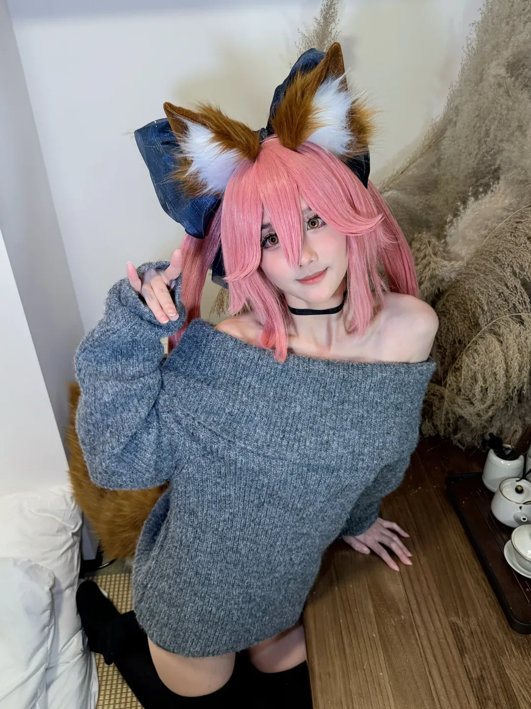 Fate/Grand Order, 玉藻前cos, sabercos, 丝袜, 生日作摄影 - 第10张
