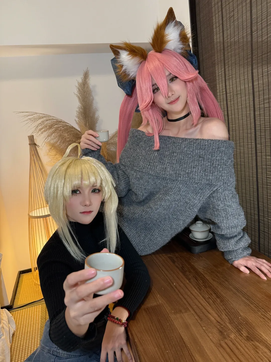 Fate/Grand Order, 玉藻前cos, sabercos, 丝袜, 生日作摄影 - 第2张