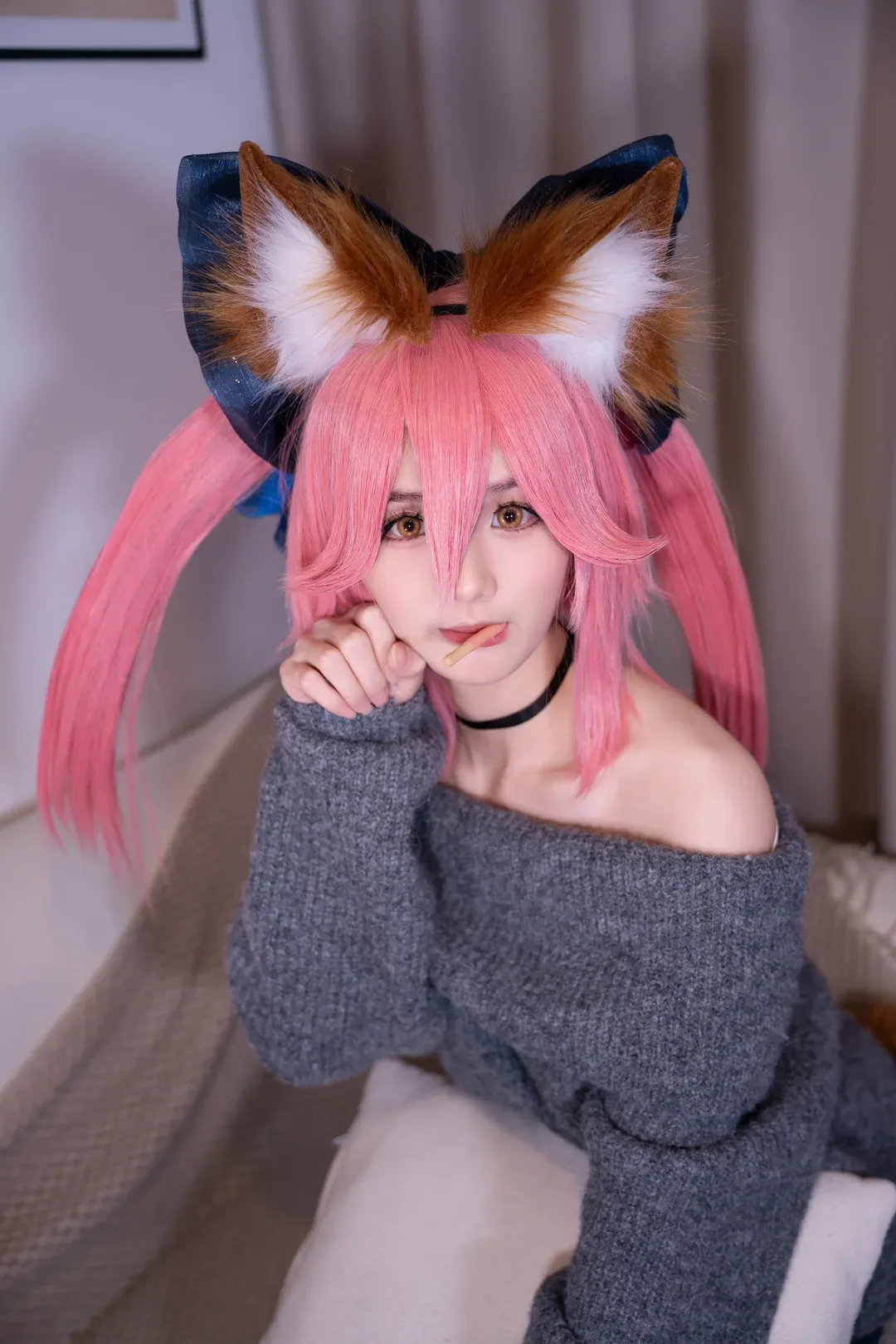 Fate/Grand Order, 玉藻前cos, sabercos, 丝袜, 生日作摄影 - 第7张