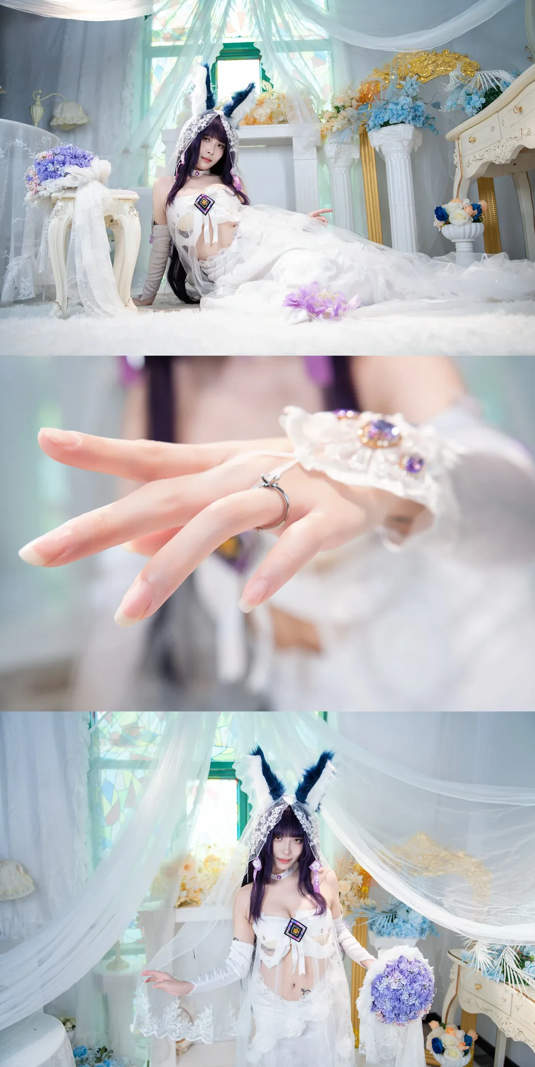 碧蓝航线, 花嫁cos, 二次元cos, 武藏cos, cosplay摄影