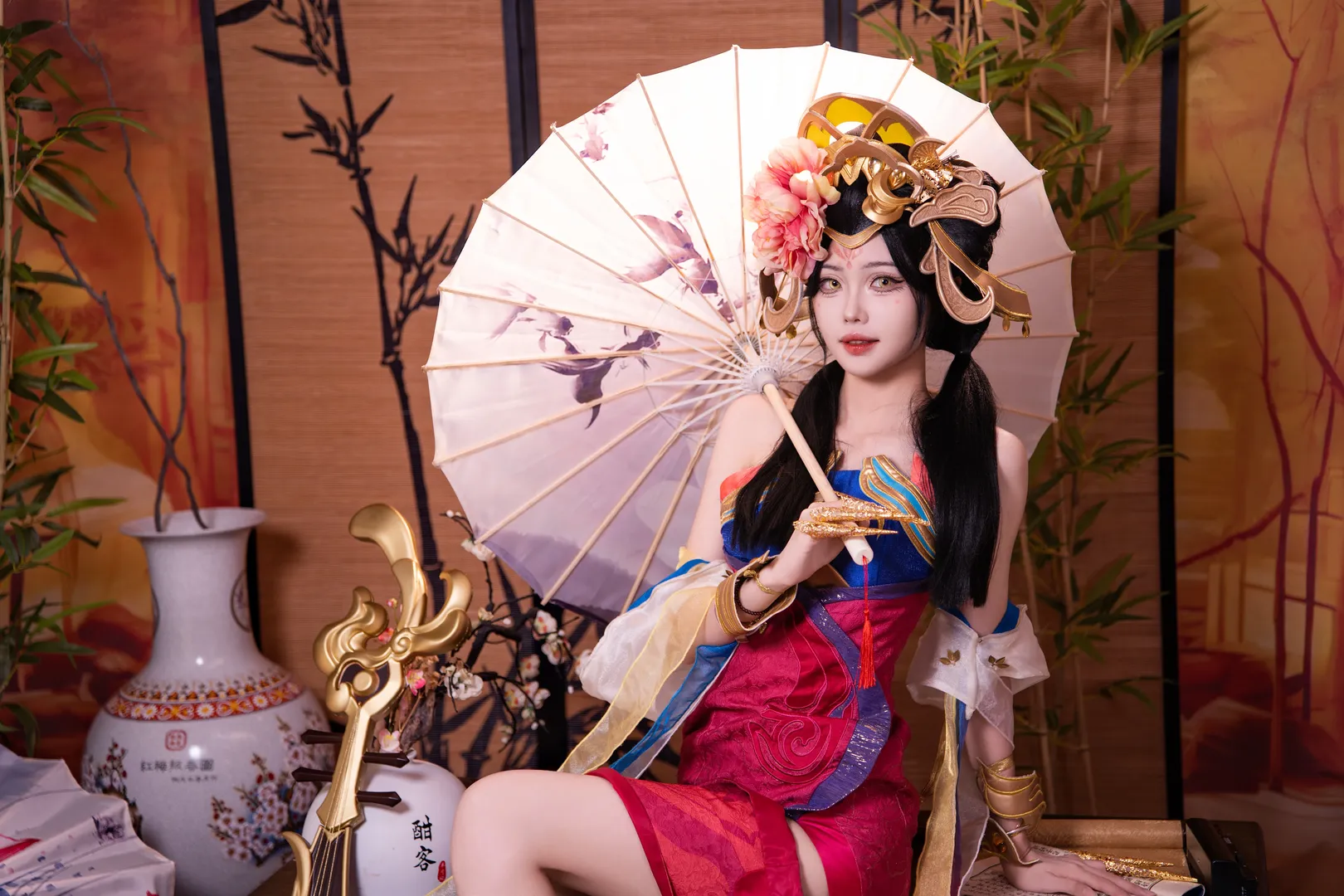 王者荣耀, 古风cos, 杨玉环cos, cosplay摄影, 国风造型 - 第7张