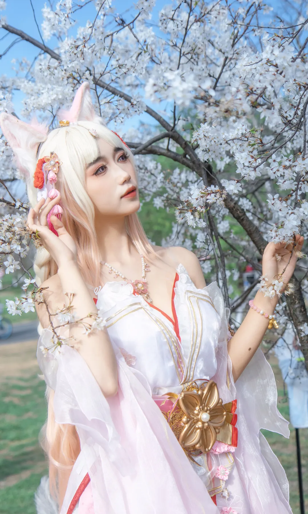 二次元, 永劫无间, 樱花, 胡桃cos, 青龙湖 - 第5张