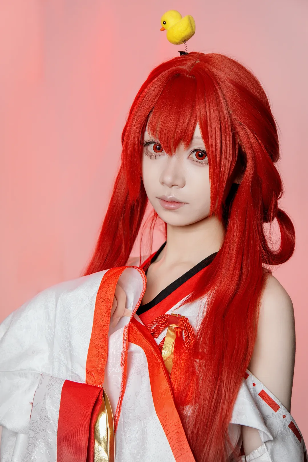 龙族, 和风服饰, 上杉绘梨衣cos, cosplay分享, 红发美瞳