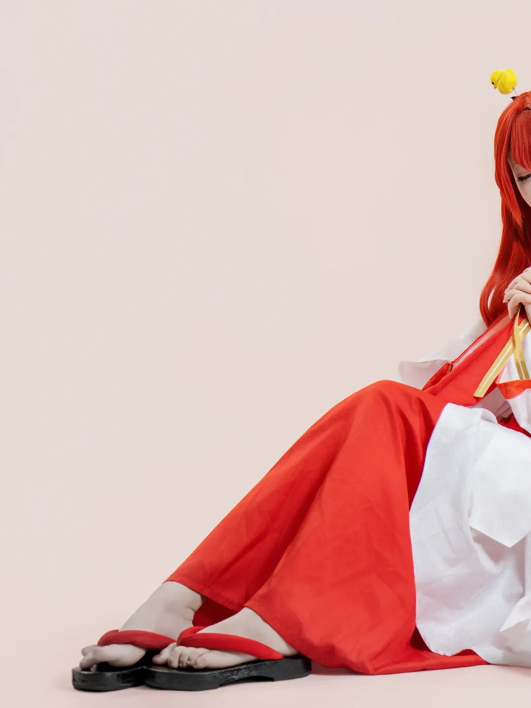 龙族, 和风摄影, 二次元cosplay, 上杉绘梨衣cos, 红纸伞 - 第1张