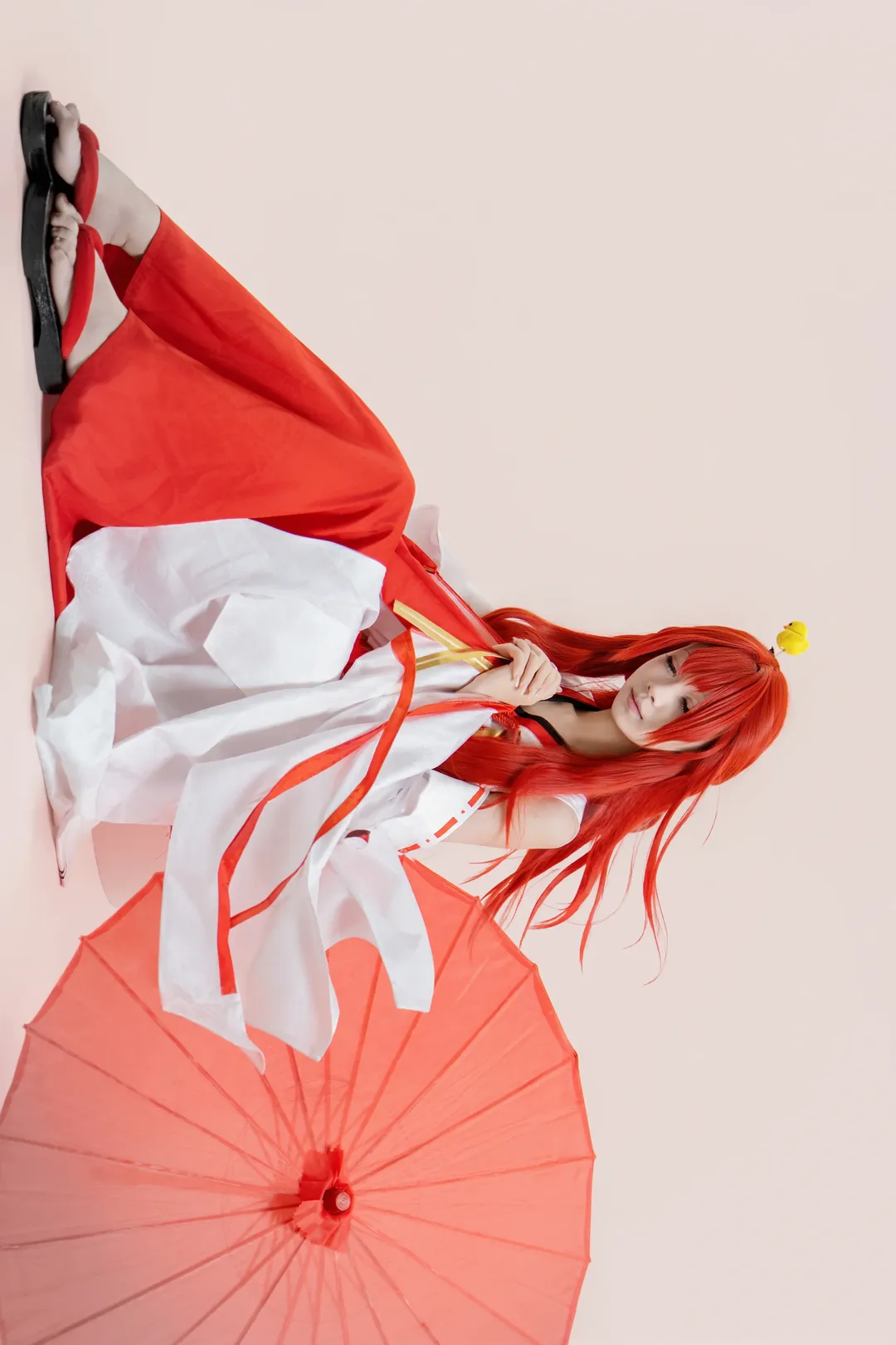 龙族, 和风摄影, 二次元cosplay, 上杉绘梨衣cos, 红纸伞 - 第4张