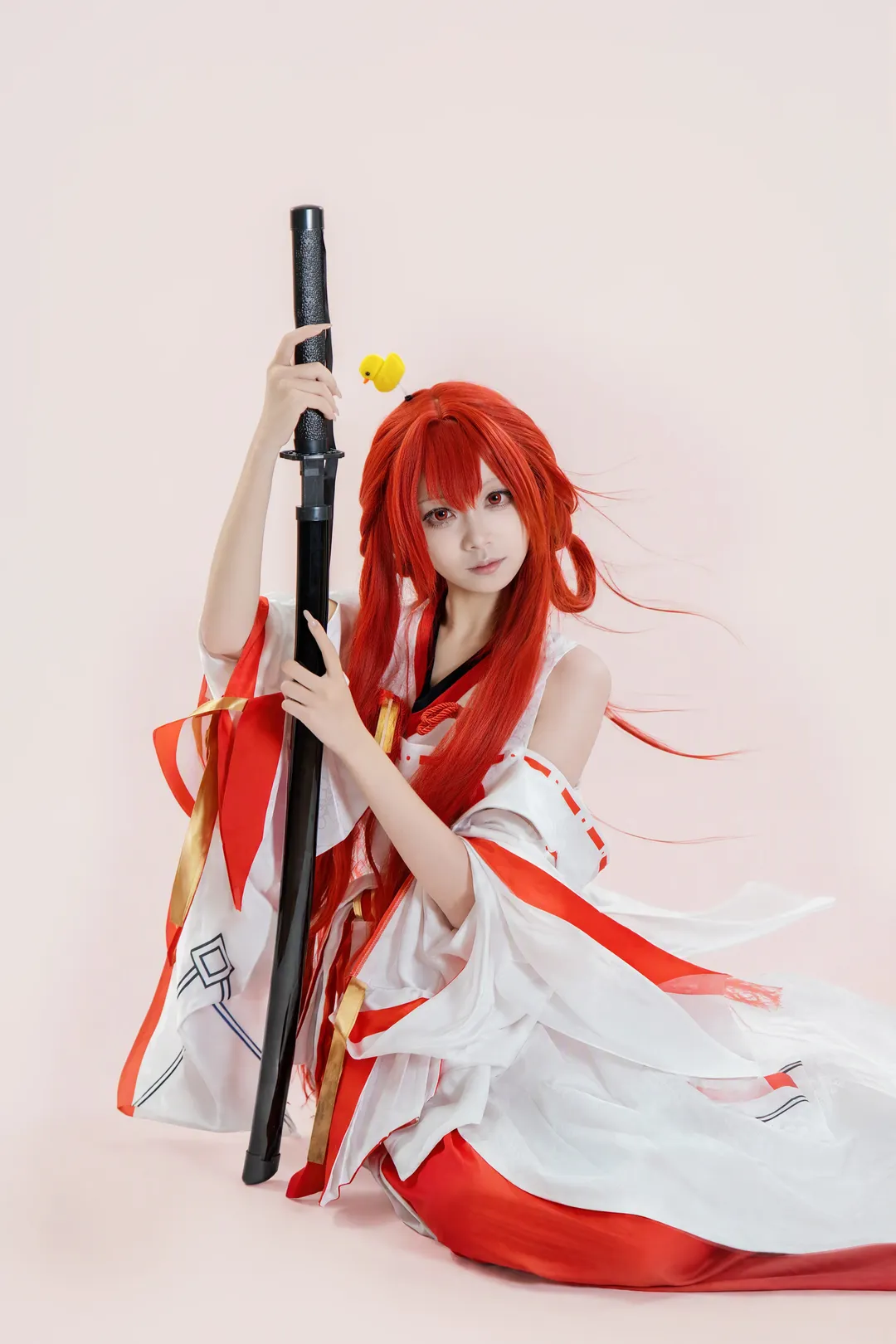 龙族, 二次元cos, 红发角色, 上杉绘梨衣cos, cosplay摄影
