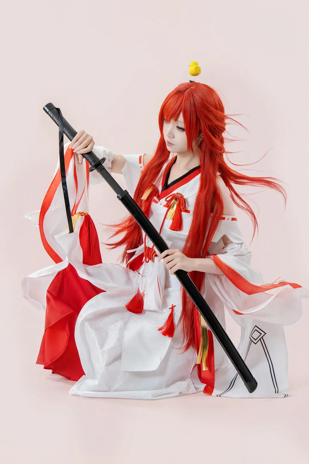 龙族, 二次元cos, 红发角色, 上杉绘梨衣cos, cosplay摄影 - 第4张