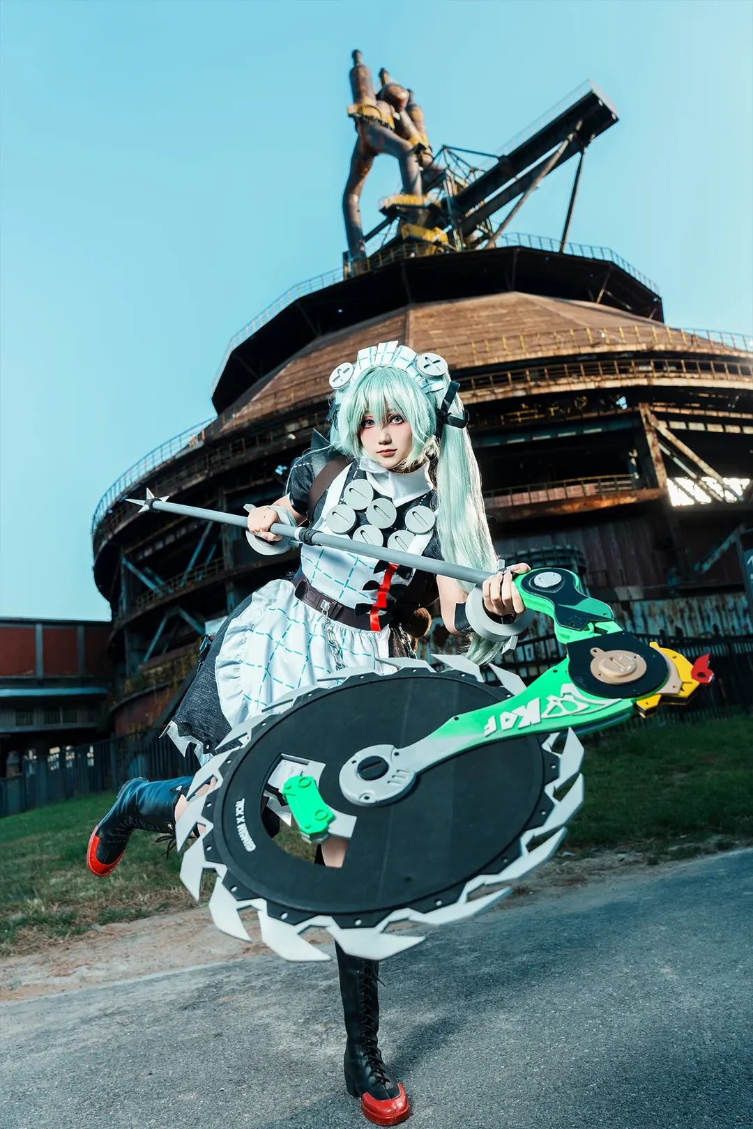 絕區零, 二次元cosplay, 電鋸女僕, 可琳威克斯cos, 首鋼園攝影 - 第2張