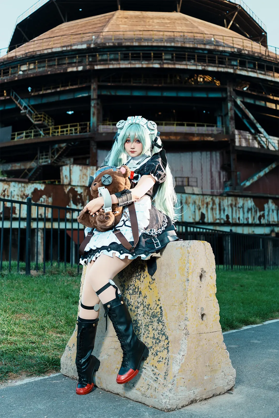 絕區零, 二次元cosplay, 電鋸女僕, 可琳威克斯cos, 首鋼園攝影 - 第4張