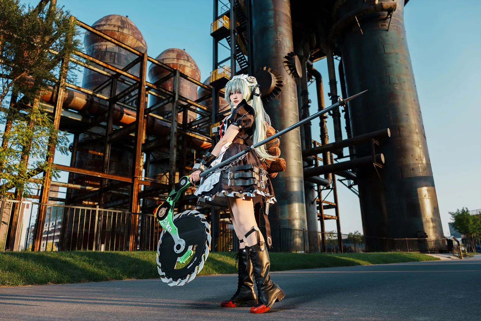 绝区零, cosplay, 可琳cos, 首钢园, 电锯女仆 - 第4张