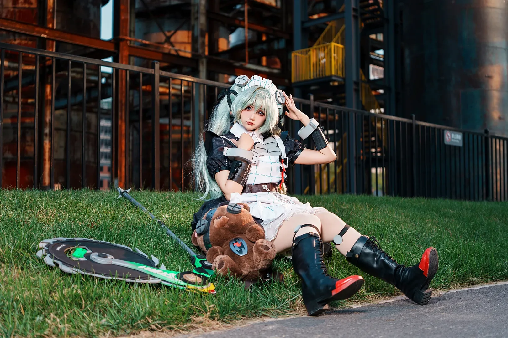 绝区零, cosplay, 可琳cos, 首钢园, 电锯女仆 - 第5张