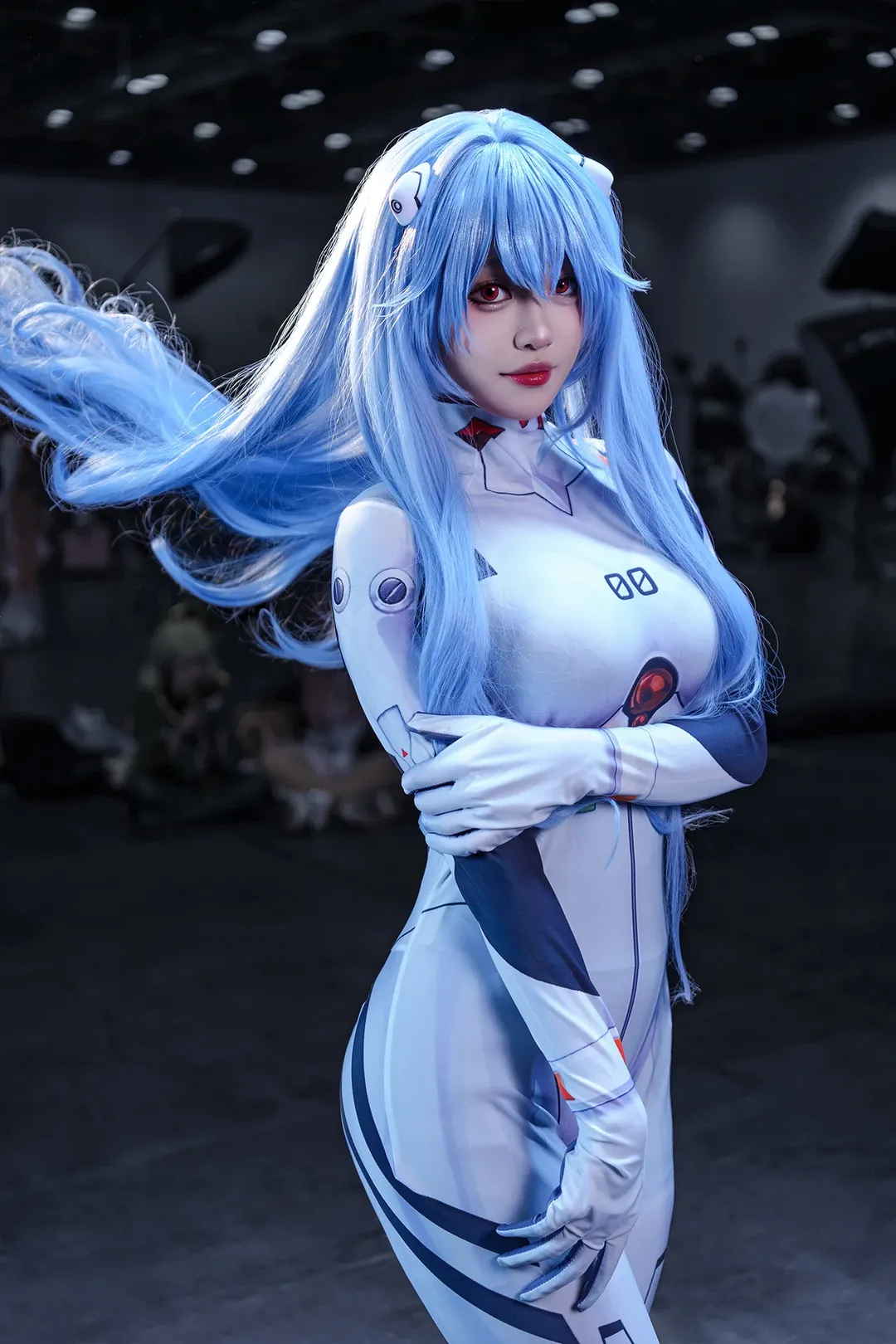 漫展場照, 綾波麗cos, 新世紀福音戰士, 膠衣cosplay, 身材還原 - 第1張