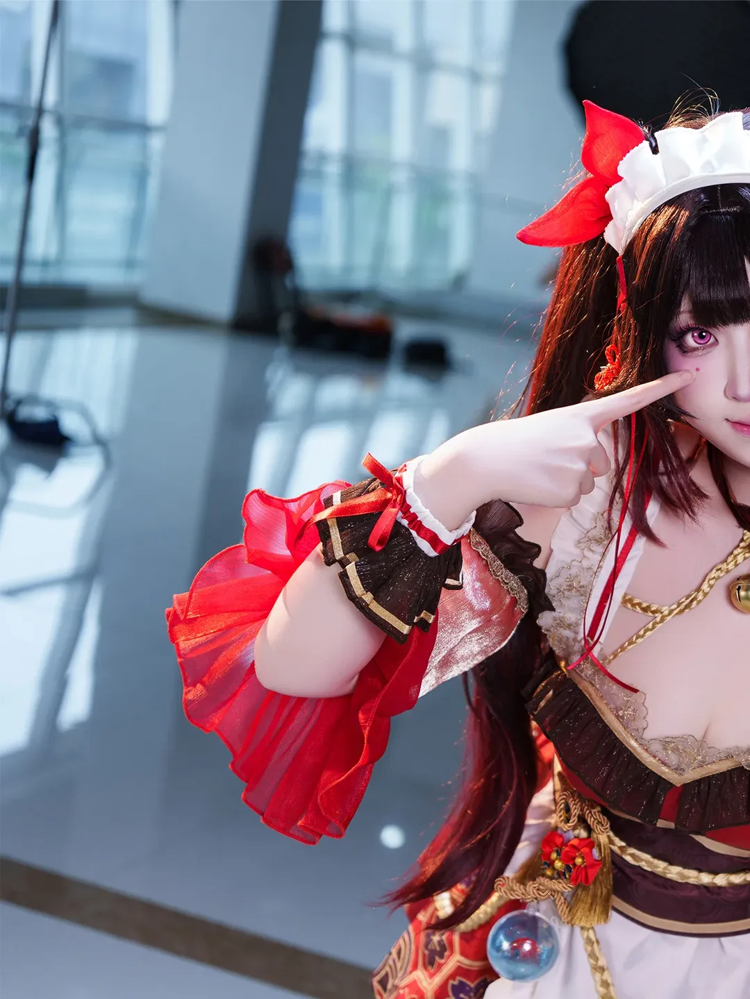 崩壊：スターレイル, イベント写真, 花火 コスプレ, メイド服コスプレ, 白ストッキングコスプレ - 2枚目