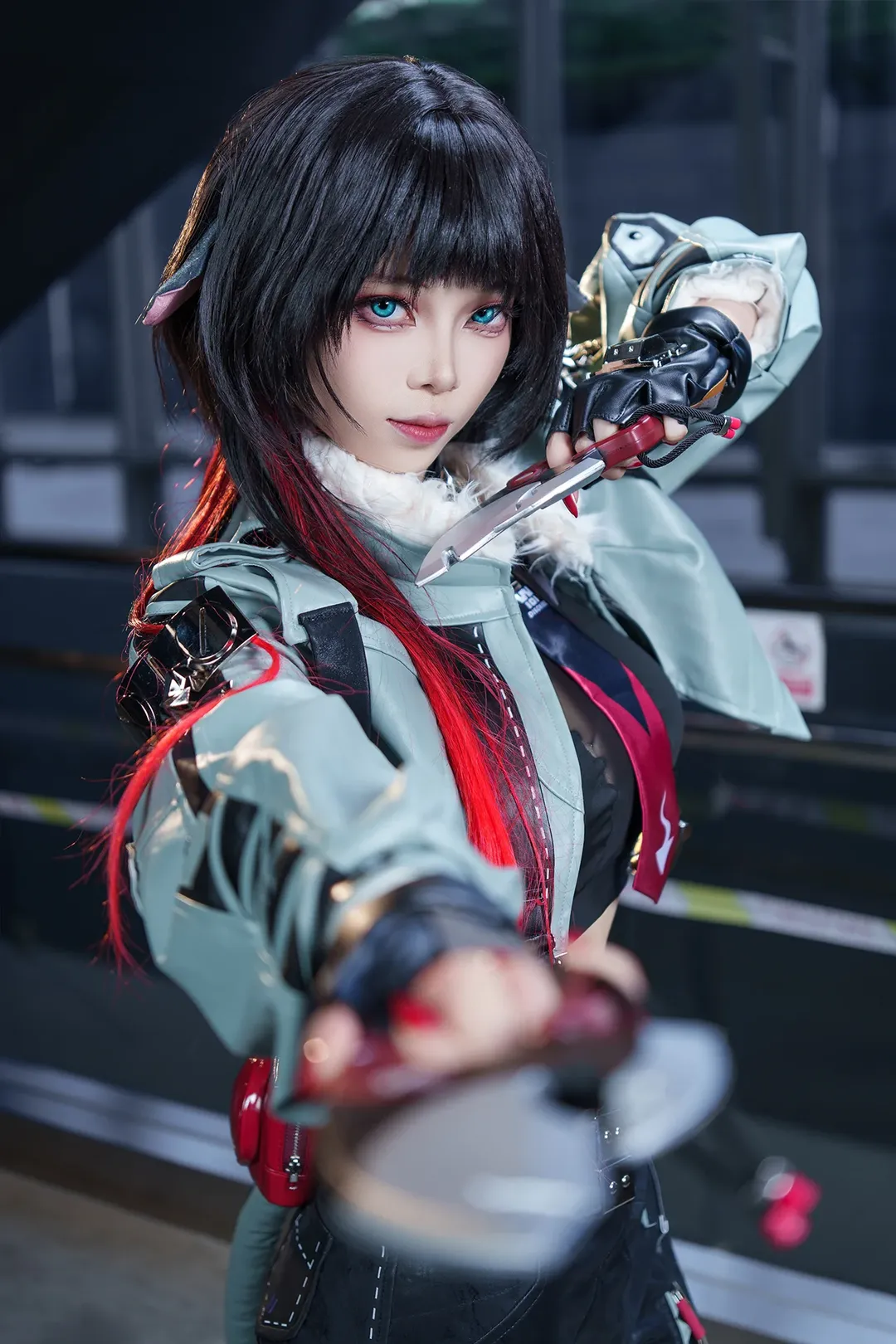 绝区零, 二次元摄影, 漫展场照, 简杜cos, 破洞丝袜cos - 第6张