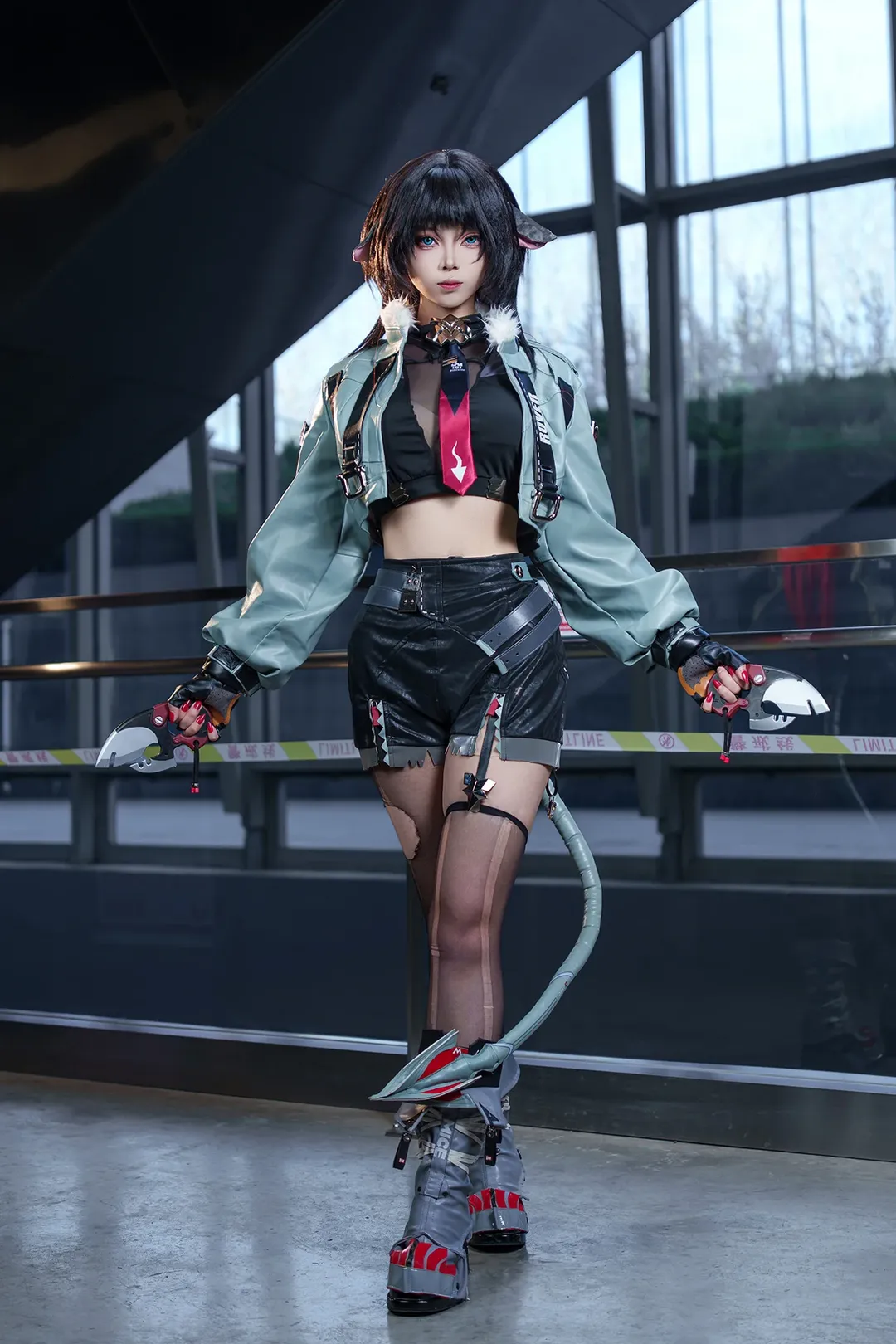 絕區零, cosplay, 黑絲, IJOY漫展, 簡杜cos