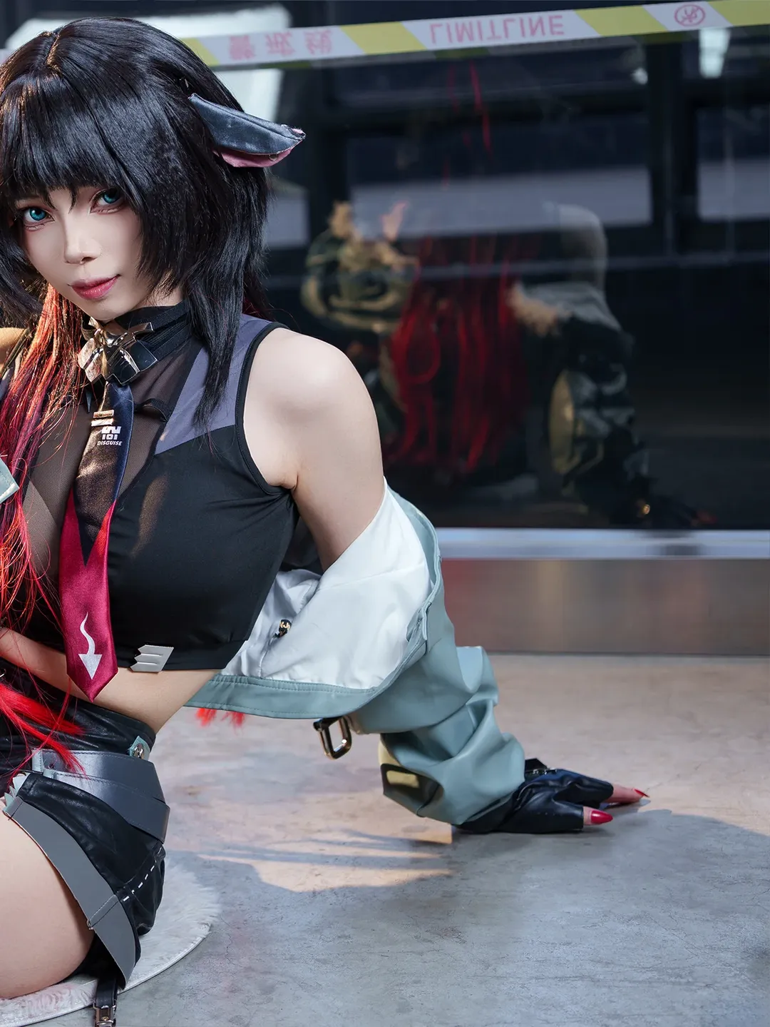 Zenless Zone Zero, cosplay, Black stockings, IJOY Anime Convention, Jane Doe cosplay - Image 3
