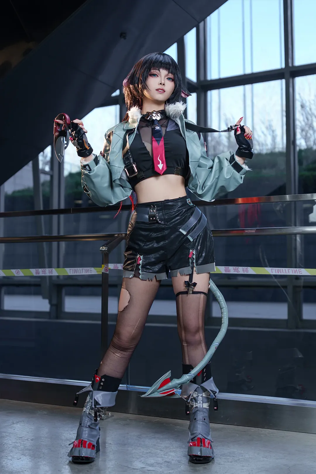 Zenless Zone Zero, cosplay, Black stockings, IJOY Anime Convention, Jane Doe cosplay - Image 4