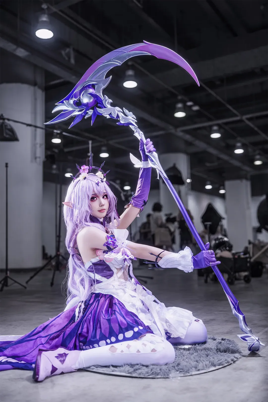 コスプレ, 崩壊：スターレイル, イベント写真, キャストリス コスプレ, 白いニーソックス - 1枚目