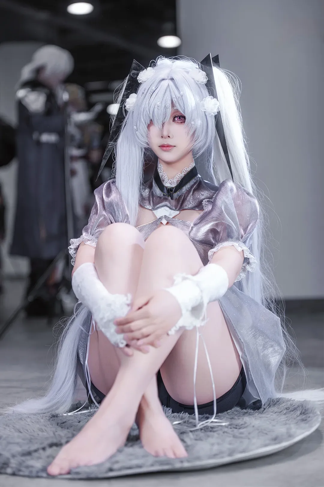 二次元摄影, 漫展返图, 灰姑娘cos, 胜利女神NIKKE, 白毛控 - 第1张