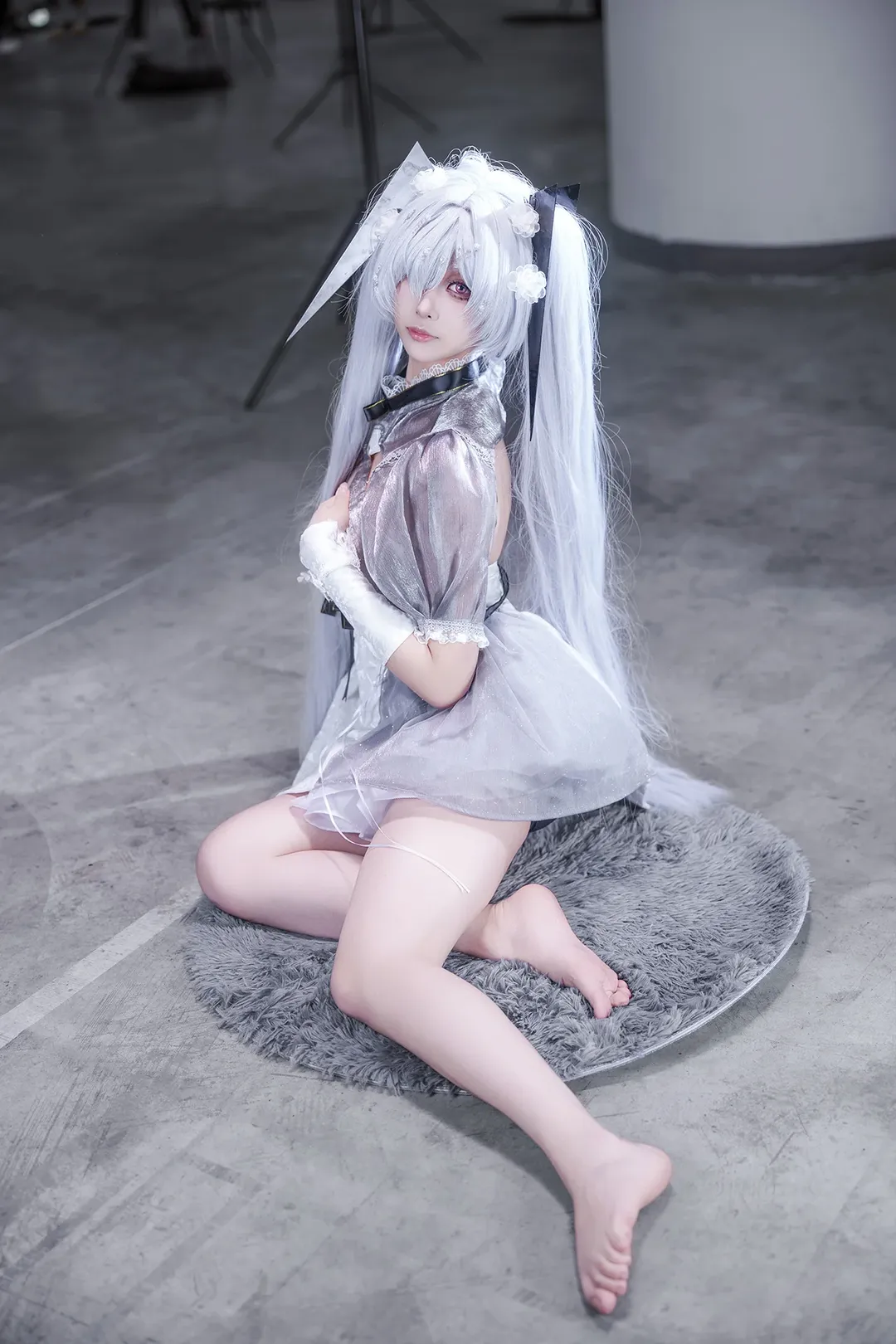 二次元摄影, 漫展返图, 灰姑娘cos, 胜利女神NIKKE, 白毛控 - 第2张