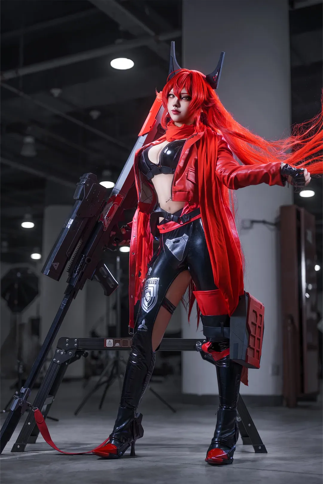 cosplay, 胜利女神妮姬, 漫展场照, 红发cos, 小红帽cos - 第1张