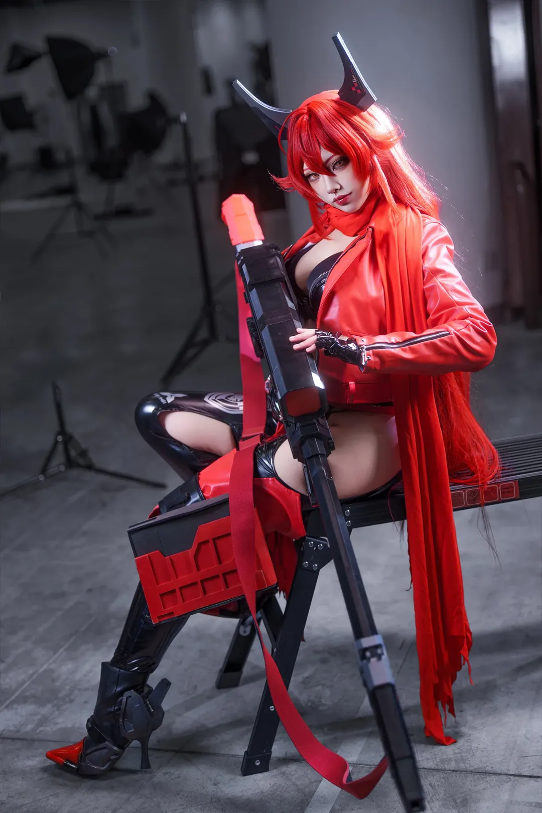 cosplay, 胜利女神妮姬, 漫展场照, 红发cos, 小红帽cos