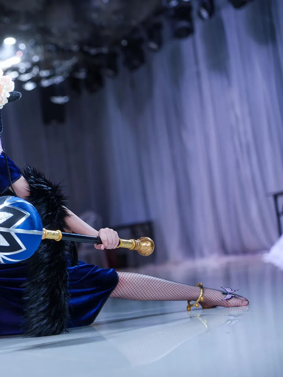 イベント写真, コスプレイベント写真, 黒執事, 藍猫 コスプレ, 網タイツガーター - 4枚目