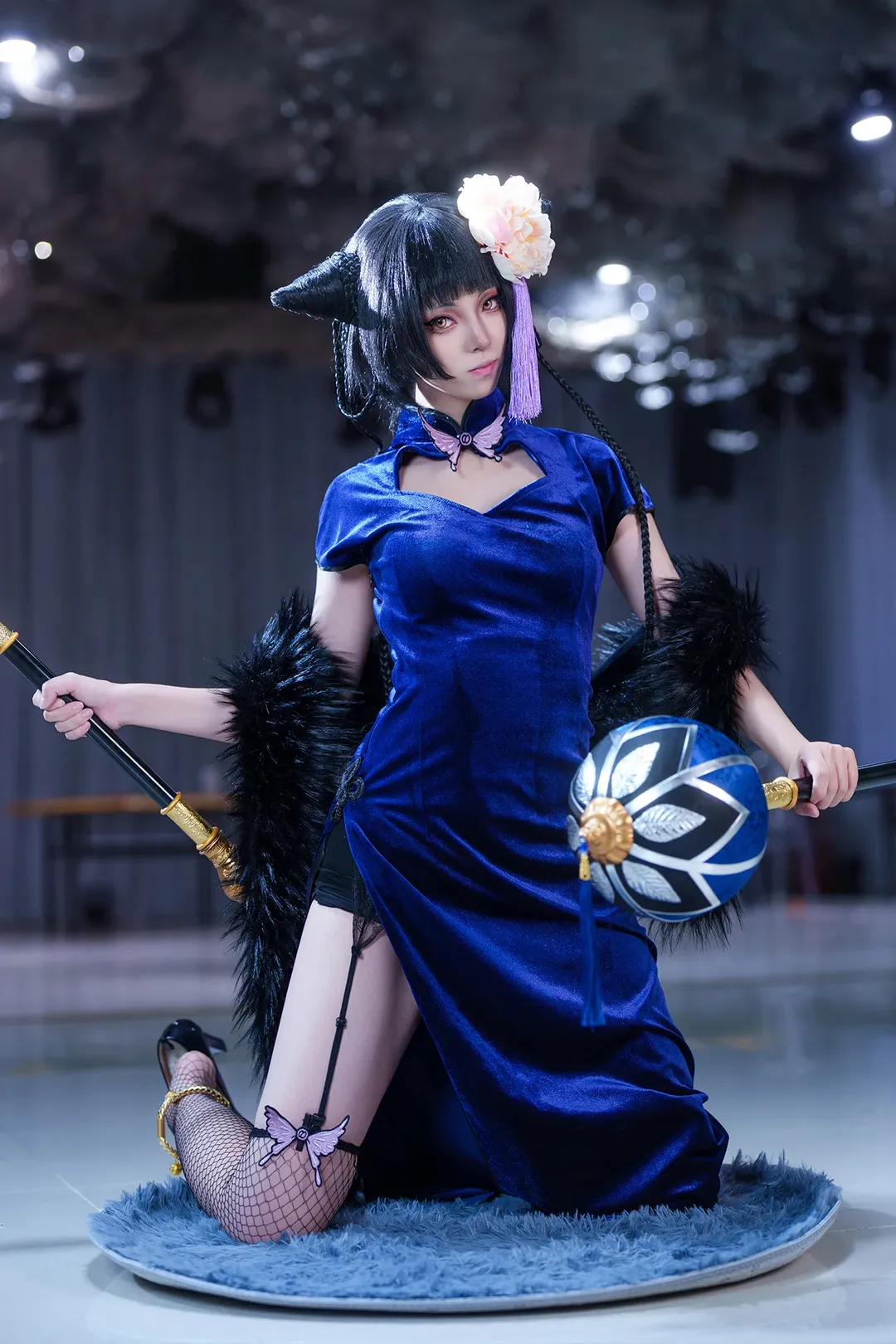 イベント写真, コスプレイベント写真, 黒執事, 藍猫 コスプレ, 網タイツガーター - 5枚目