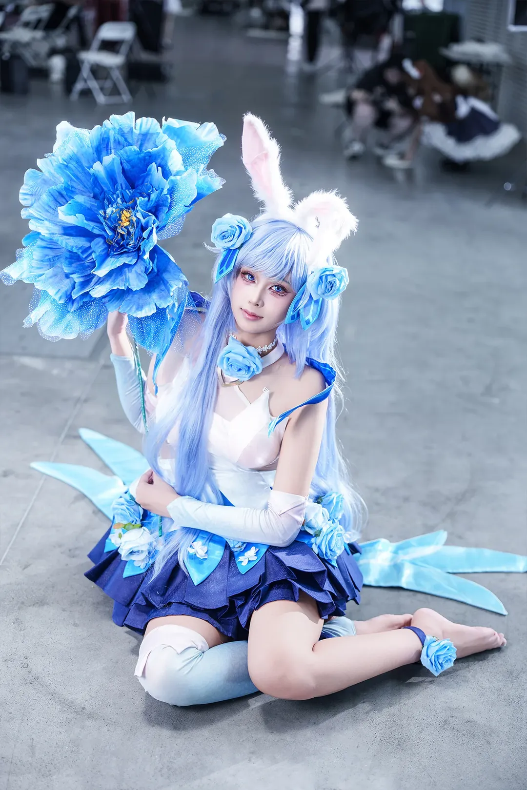 王者荣耀, 漫展场照, 花间舞, 阿离cos, 渐变丝袜cosplay - 第2张