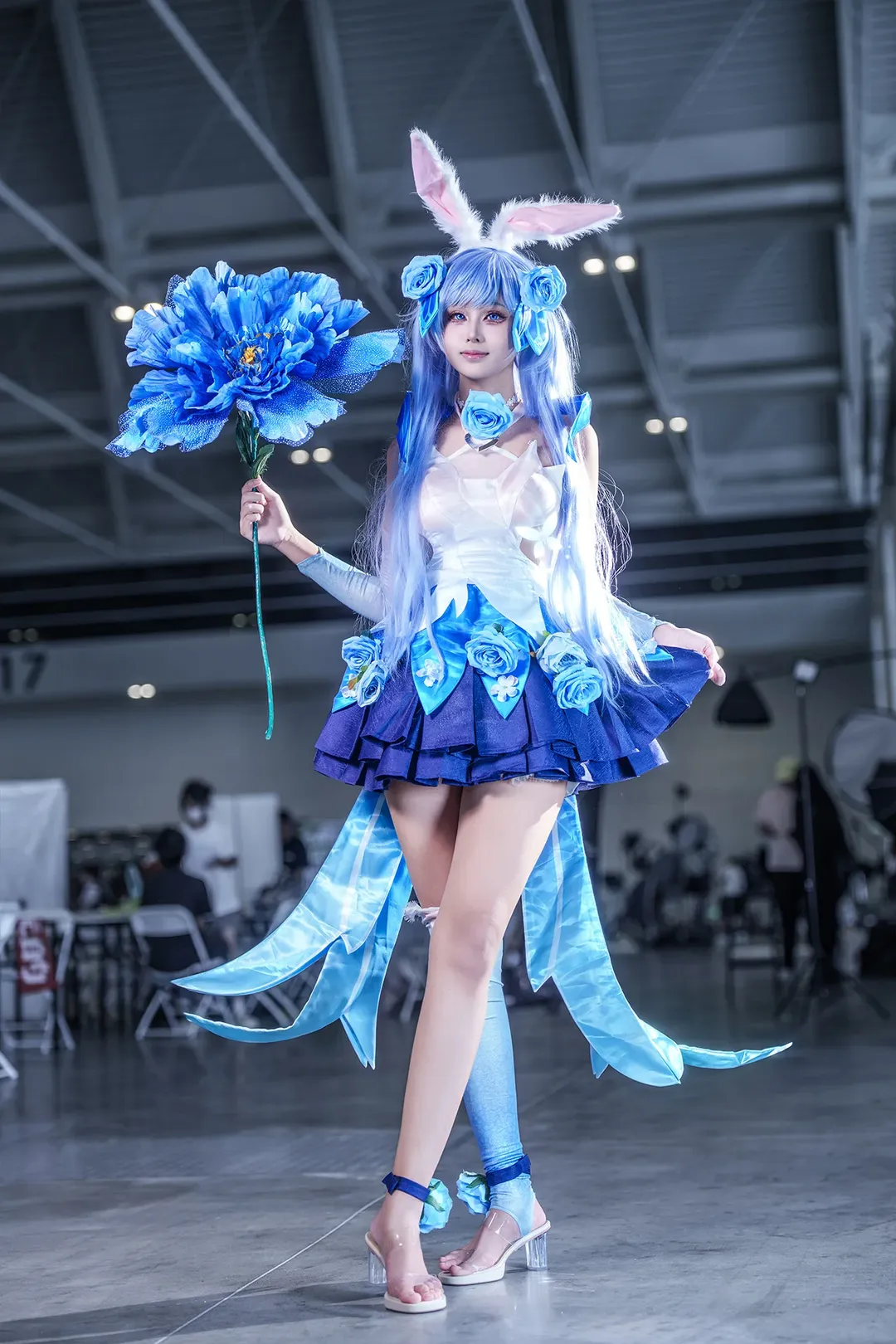 王者荣耀, 漫展场照, 花间舞, 阿离cos, 渐变丝袜cosplay - 第3张