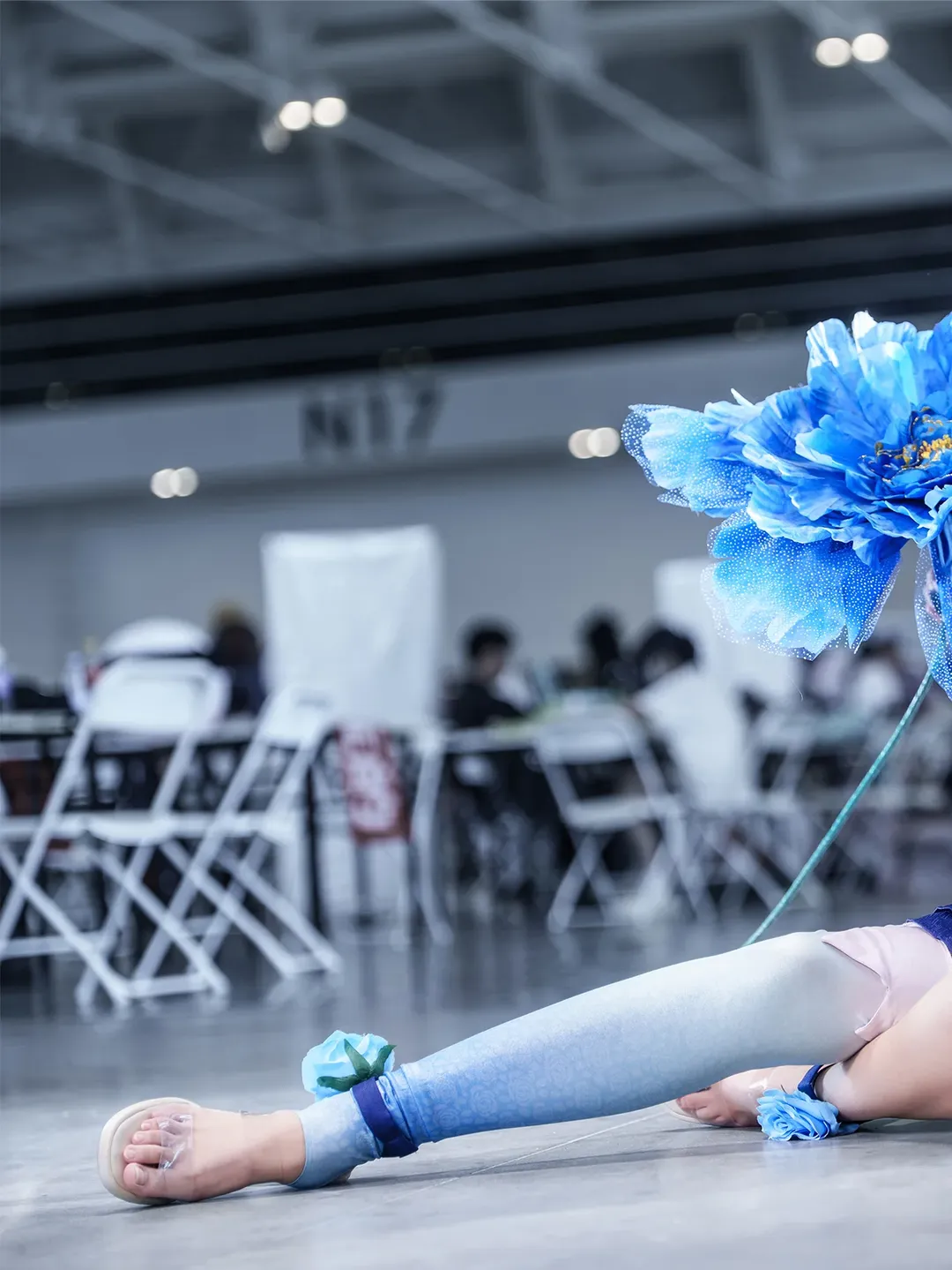 王者荣耀, 漫展场照, 花间舞, 阿离cos, 渐变丝袜cosplay - 第4张