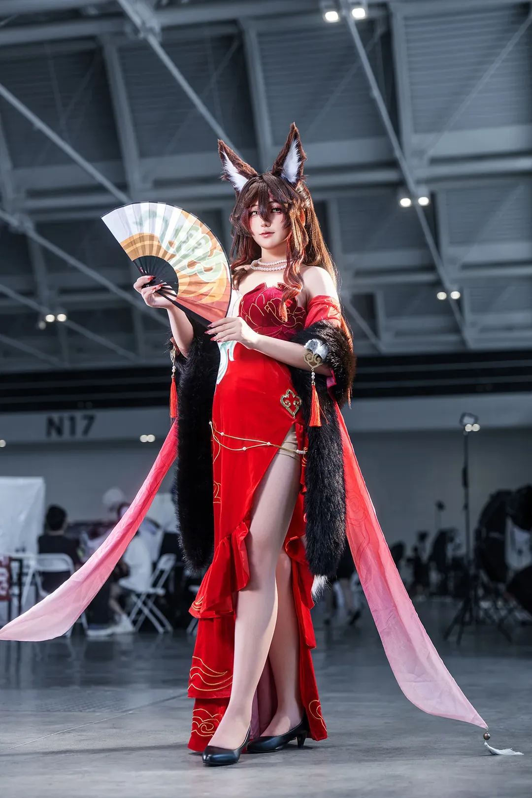 Anime-style photography, Honkai: Star Rail, Convention photos, Tingyun cosplay, Fox girl