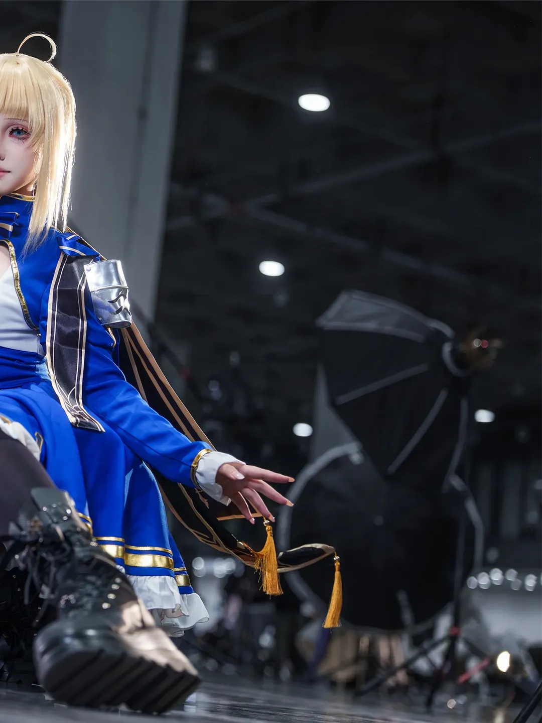 崩坏星穹铁道, 阿尔托莉雅cos, cosplay分享, sabercos, 黑丝场照