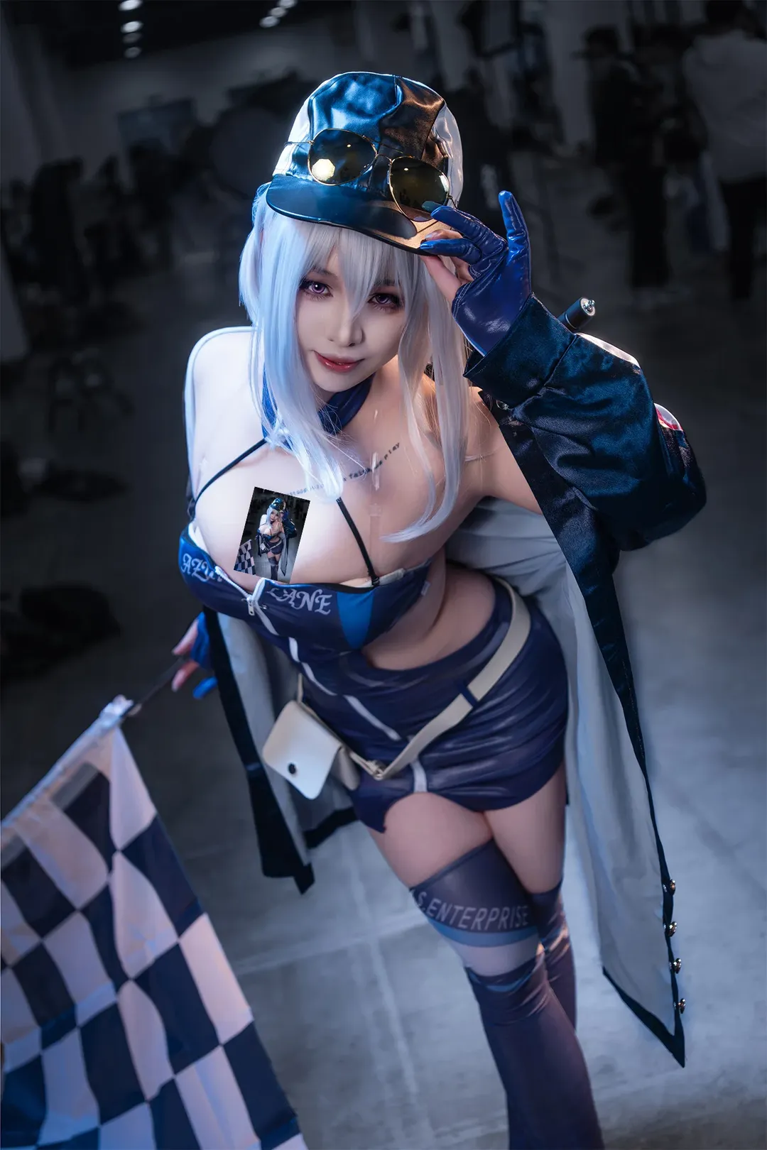 二次元摄影, 漫展场照, 碧蓝航线cos, 丝袜穿搭, 赛车服cosplay - 第1张
