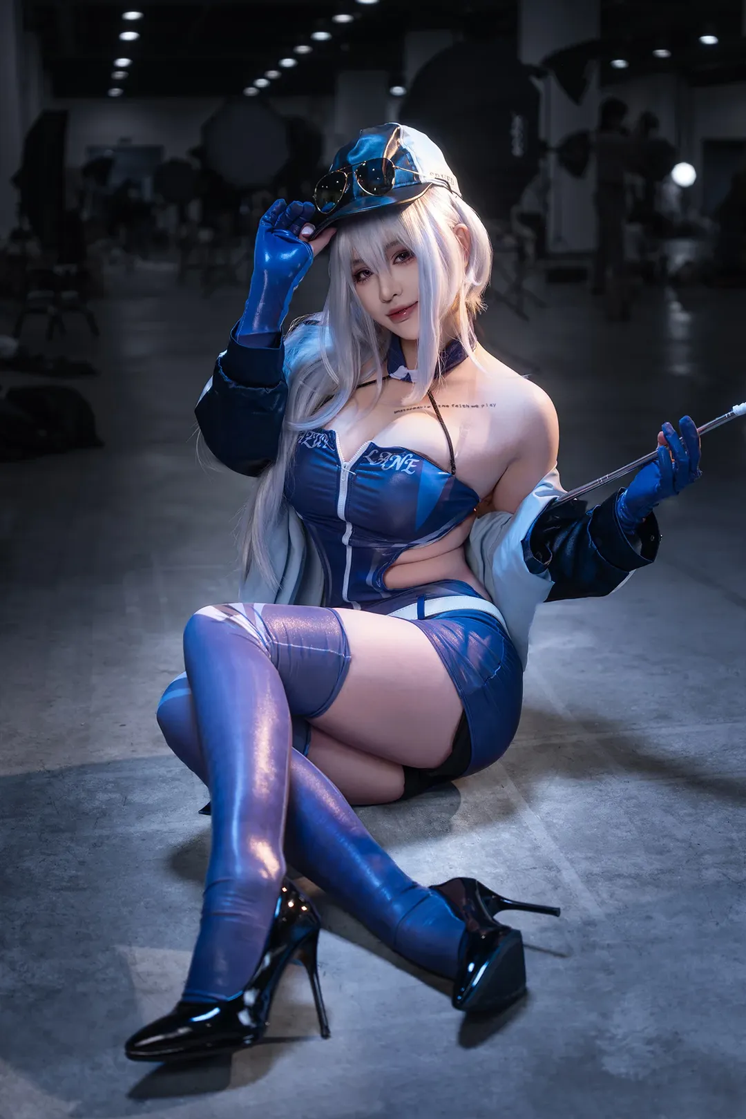 Azur Lane, Convention photos, Racing suit cosplay, Corporate cosplay, Stockings photography - Image 1